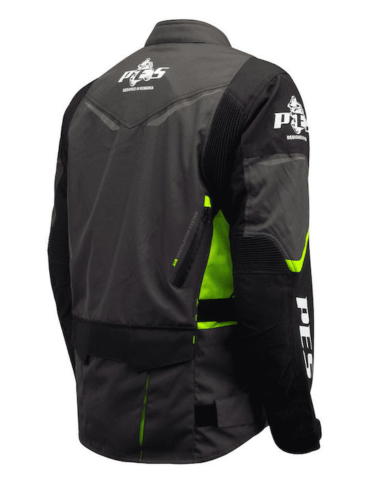 Bărbătesc Geacă de motocicletă Cordura 4 Sezoane Waterproof Negru