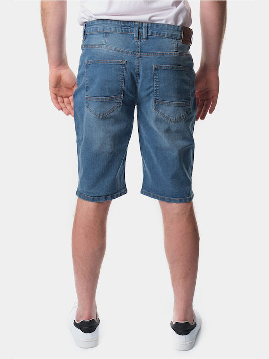 Hopenlife Herrenshorts Jeans Light Blue