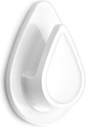 Inofix Single Wall-Mounted Bathroom Hook ​5.2x1.6cm White