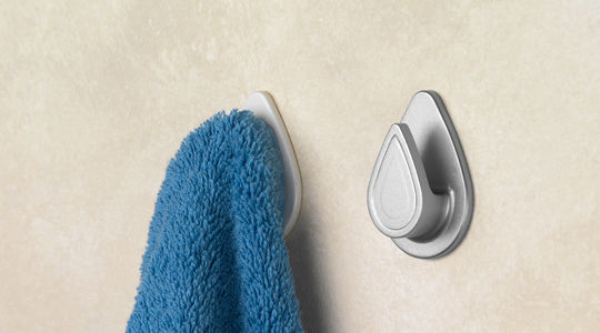 Inofix Single Wall-Mounted Bathroom Hook ​5.2x1.6cm White