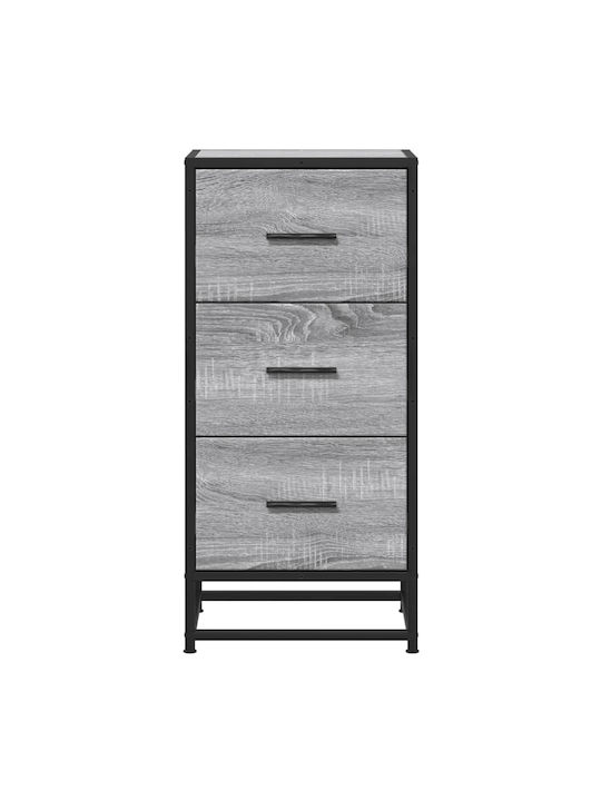 Office Storage Drawer Grey Sonoma L35.5xW35xH76cm