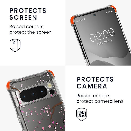 KWmobile Задна корица Силикон с Каишка Многоцветен (Google Pixel 8 Pro)