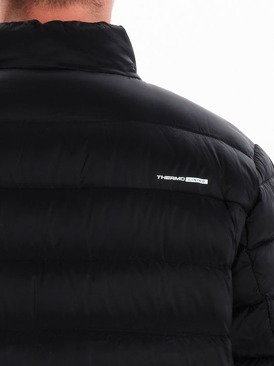 Зимно Puffer Водоустойчиво и Ветроустойчиво Мъжко Черно