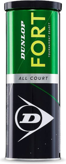 Dunlop Fort Tournament Tournament Tennis Balls 3pcs