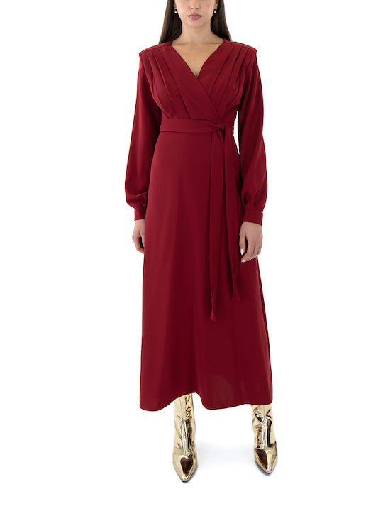 MY T Maxi Kleid Κοκκινο (wine)