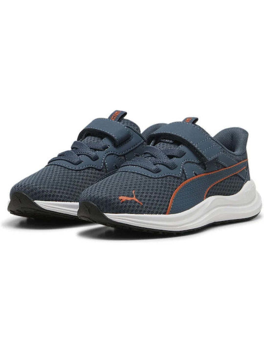 Puma Kids Sports Shoes Running Reflect Lite Navy Blue