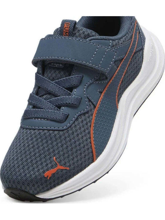 Reflect Lite Kids Sports Shoes Running with Hoop & Loop Closure Navy Blue