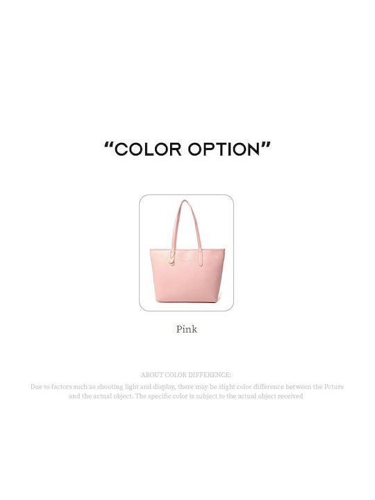 Γυναικεία Τσάντα Shopper Πλάτης Ροζ