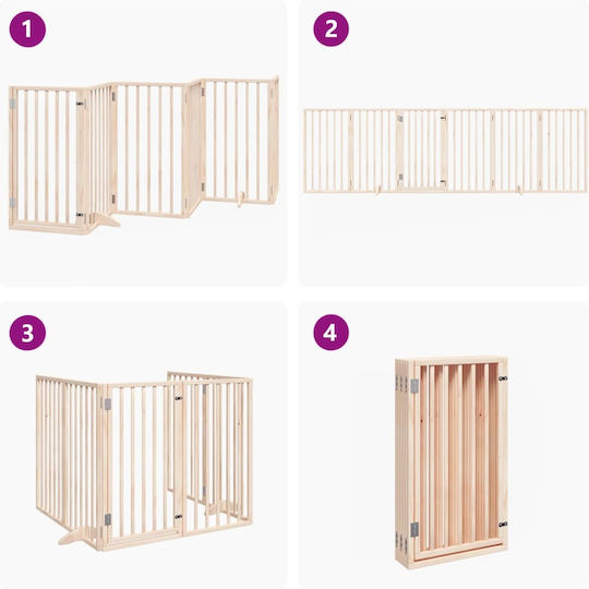 vidaXL Divider Dog in White Color 300 x 90cm