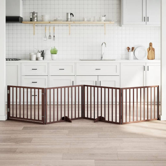 vidaXL Divider de verandă pentru Câini de Culoare Alb 320 x 60cm