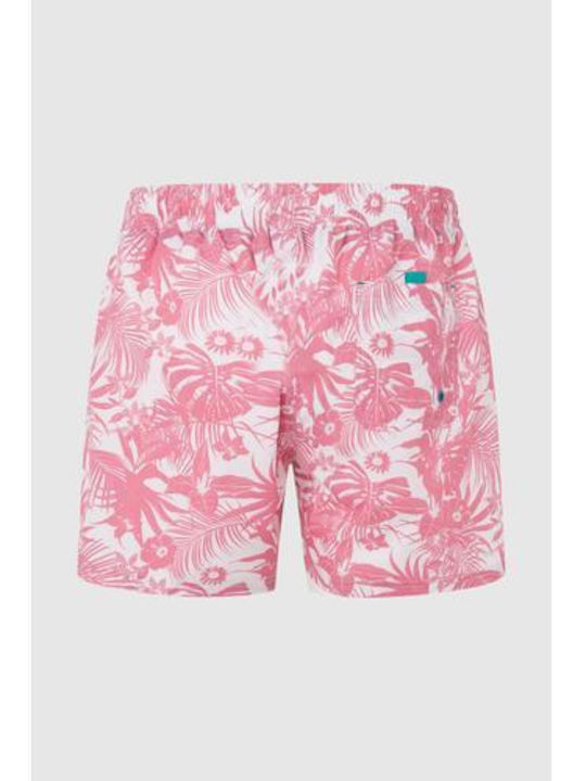 Pepe Jeans Herren Badebekleidung Shorts Rosa Blumen