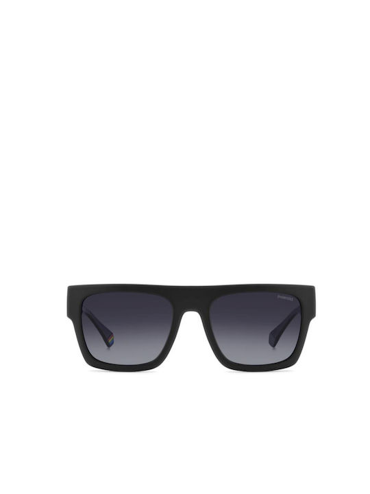 Polaroid Men's Sunglasses with Black Plastic Frame and Black Gradient Lens PLD6224/S/X 003/WJ