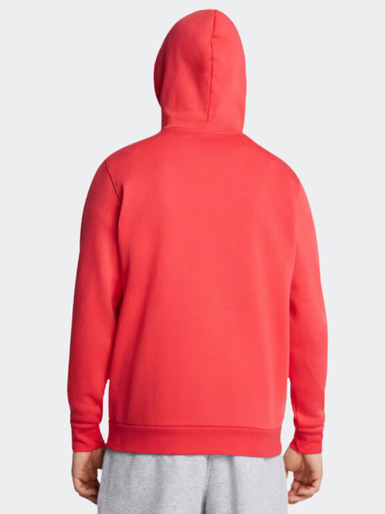 Under Armour Men's Sweatshirt with Hood RED