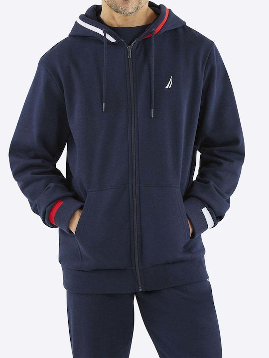 Nautica Sweatshirt with Hood Navy