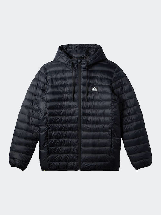 Quiksilver Herren Jacke Lässig Wasserdicht und winddicht Black