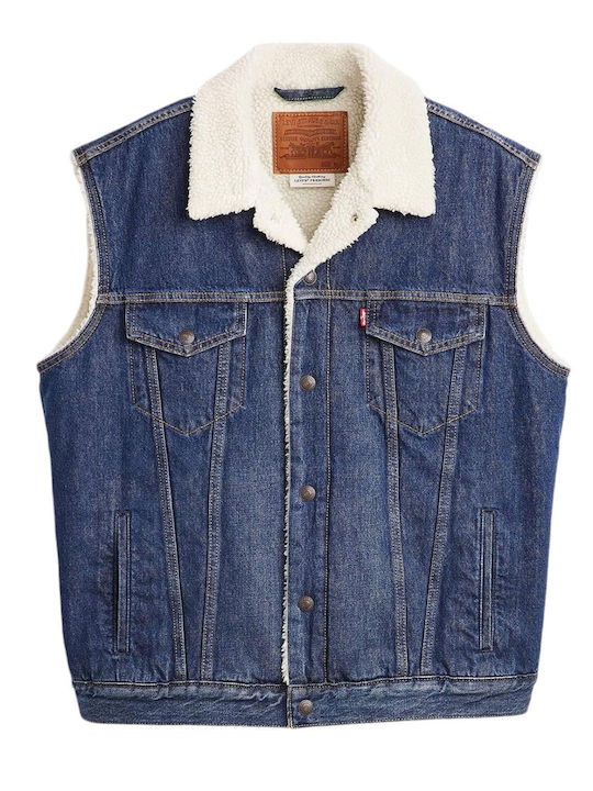 Sherpa Αμάνικο Μπουφάν Dark Indigo, Blue