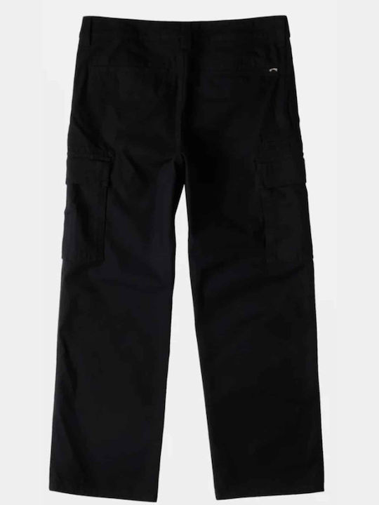 Billabong Men's Trousers Cargo in Straight Line Black