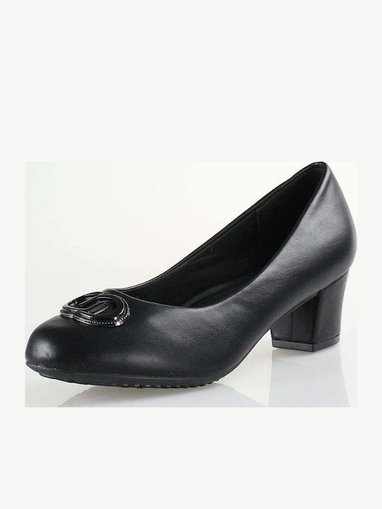 Pumps mit mittelhohem Absatz Schwarz