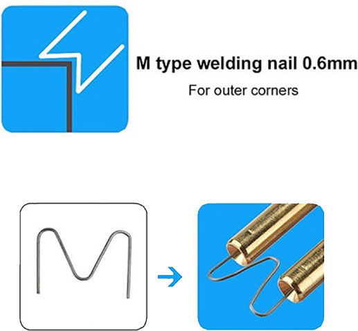 Staple Wires Welding Gun 0.8mm 50pcs 1190-62 Oem