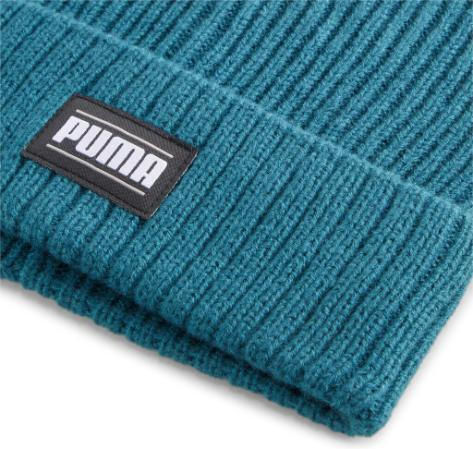Ribbed Classic Cuff Beanie Unisex Σκούφος Πλεκτός σε Τιρκουάζ χρώμα