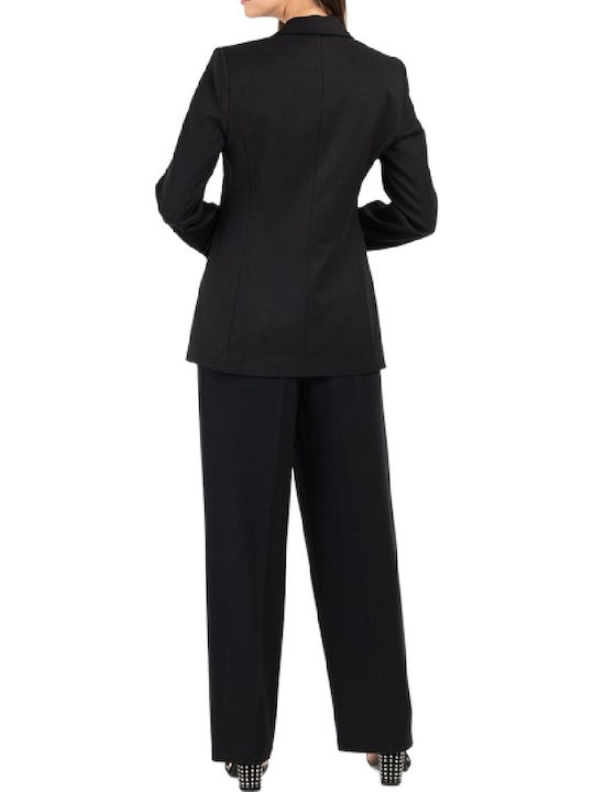 Paranoia Lung Blazer pentru femei Sacou Black