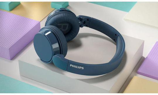 Philips TAH4209 Kabellos / Kabelgebunden Am Ohr Kopfhörer mit 55 Stunden Betriebszeit und Quick Charge Blau