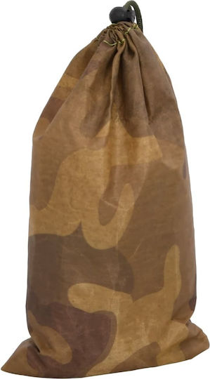 vidaXL Plasă de camuflaj Bej 1.44x4.12m