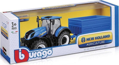 Bburago New Holland Farm with trailer Tractor