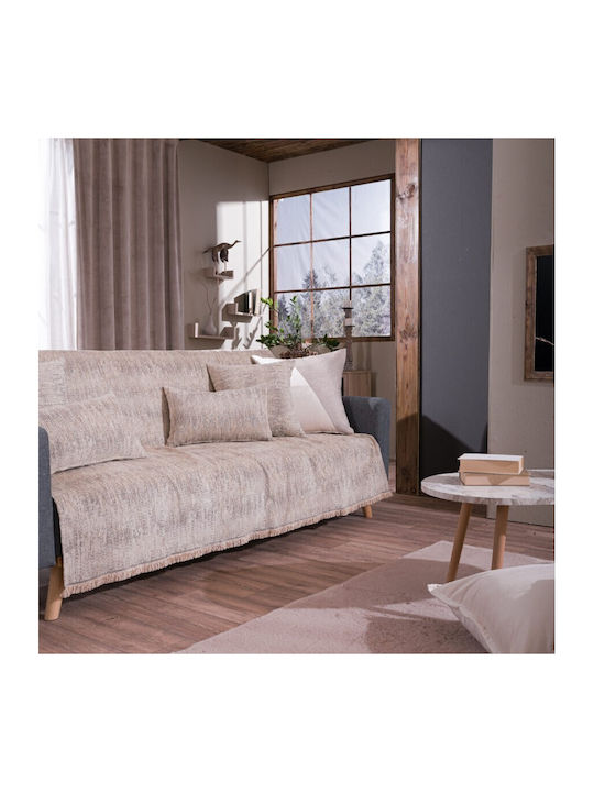 Teoran Toronto Three-Seater Sofa Throw Chenille 180x300cm 02