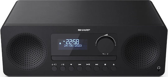 Sharp Аудиосистема 2 XL-B720D 30W с CD Player, WiFi и Bluetooth Черен