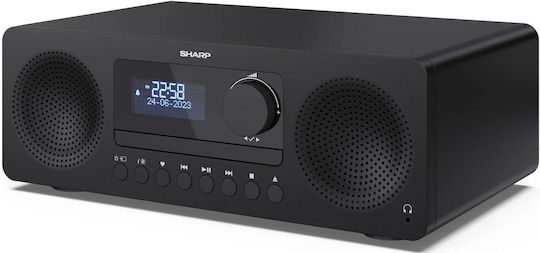 Sharp Аудиосистема 2 XL-B720D 30W с CD Player, WiFi и Bluetooth Черен