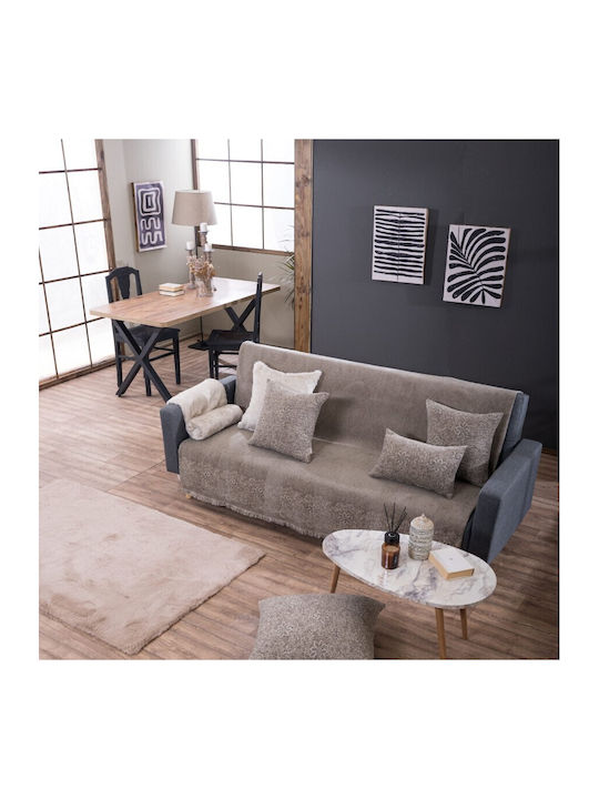 Teoran Mineapolis Ριχτάρι Πολυθρόνας Chenille 180x150εκ. 11 52015985