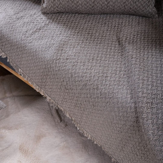 Teoran Kingston Ριχτάρι Πολυθρόνας Chenille 180x150εκ. 03