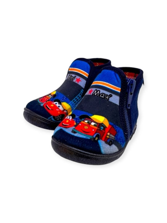 Mini Max Anatomic Kids Slippers Boots Blue