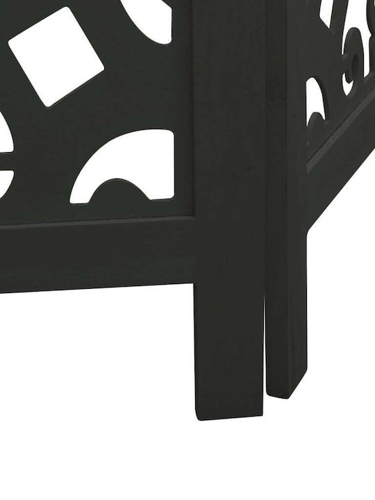 vidaXL Decorative Room Divider Wooden with 3 Panels 105x160cm
