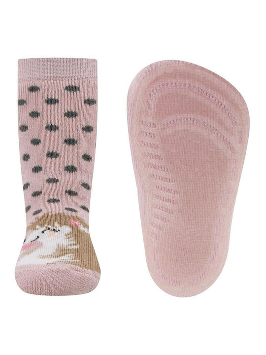 Ewers Kinderstrümpfe Hausschuh-Socken Rosa