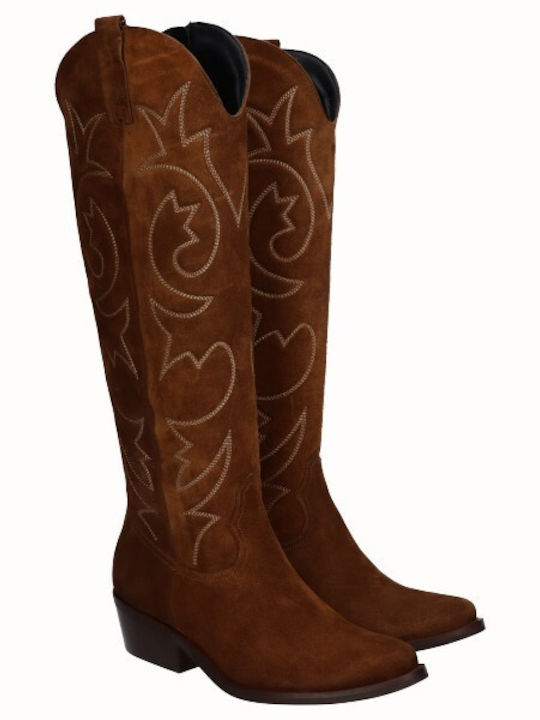 Viguera Leather Women's Boots Cowboy Brown