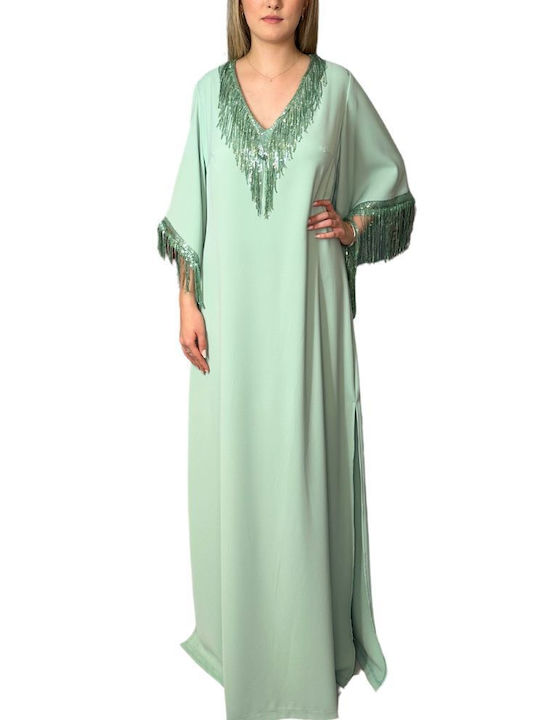 Personal Shoes Maxi Dress for Wedding / Baptism Mint