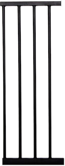Safety Gate Stairs Adjustable 103-110 Cm Steel Black
