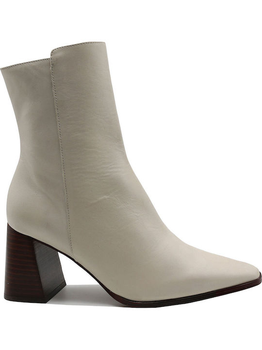 Stiefeletten Damen Beige
