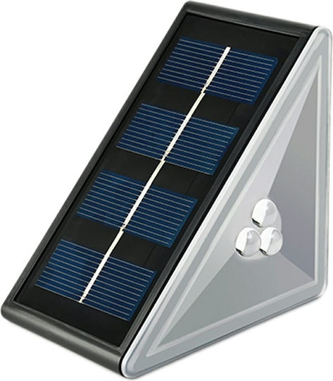 Set 2 Solar-LED-Lampen UBX Treppen-Dämmerungssensor IP67 0,3 W 8x8x5,5 cm Schwarz
