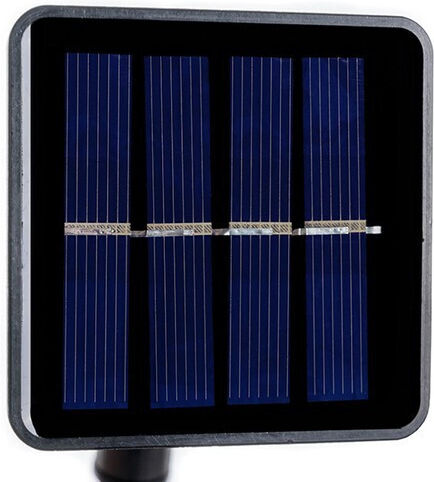 Ghirlandă cu Panou Solar Ubx 12 M Alb Cald Impermeabil Ip44 8 Moduri de Iluminare
