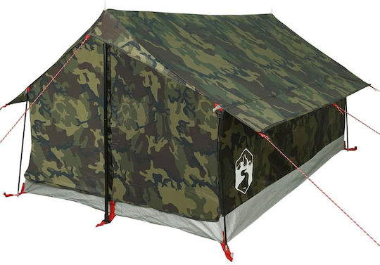 vidaXL Σκηνή Camping Πράσινη για 2 Άτομα 200x124x98εκ. Πράσινο