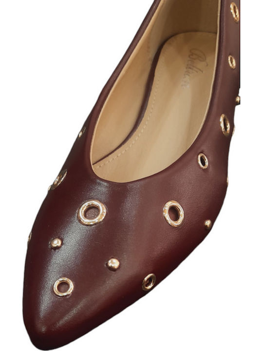 Pointy Ballerinas Burgundy