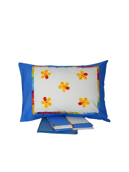 Sunshine Cotton Feelings Εμπριμέ Σετ Σεντόνια Υπέρδιπλα 220x260εκ. 3026 (4τμχ)