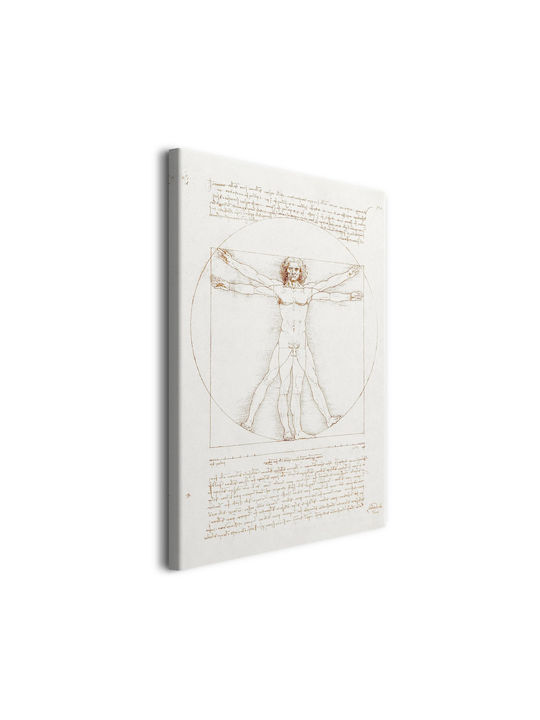 Reproducere Pictură pe Pânză Leonardo Da Vinci Omul Vitruvian 60x90