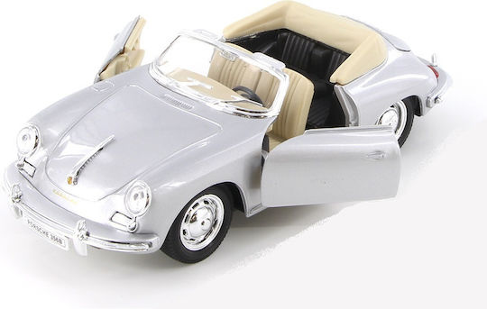 Welly Porsche 356B Αυτοκινητάκι Ασημί 1:24