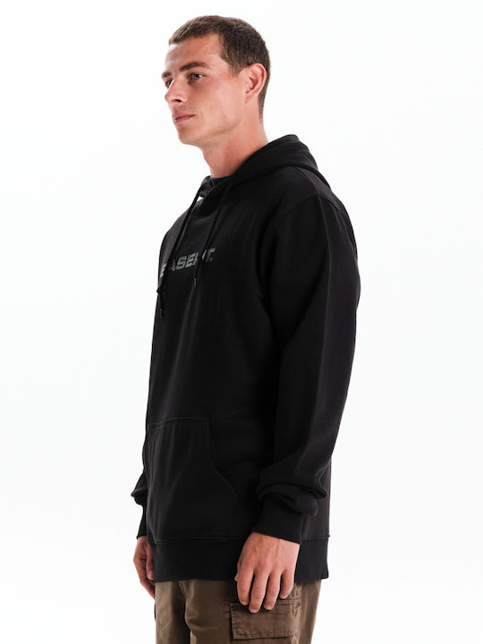 Sweatshirt with Hood Black