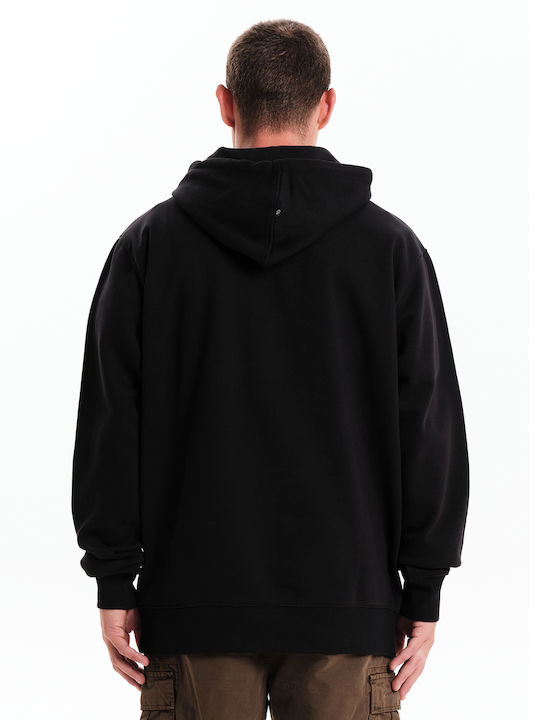Sweatshirt with Hood Black