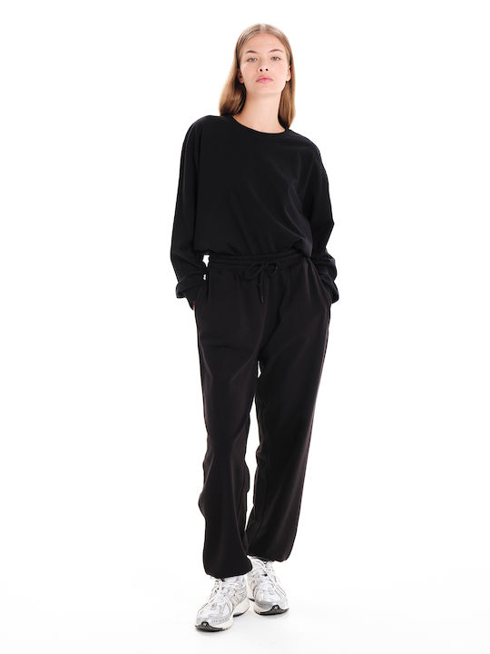 Pantaloni de Trening cu elastic Negru